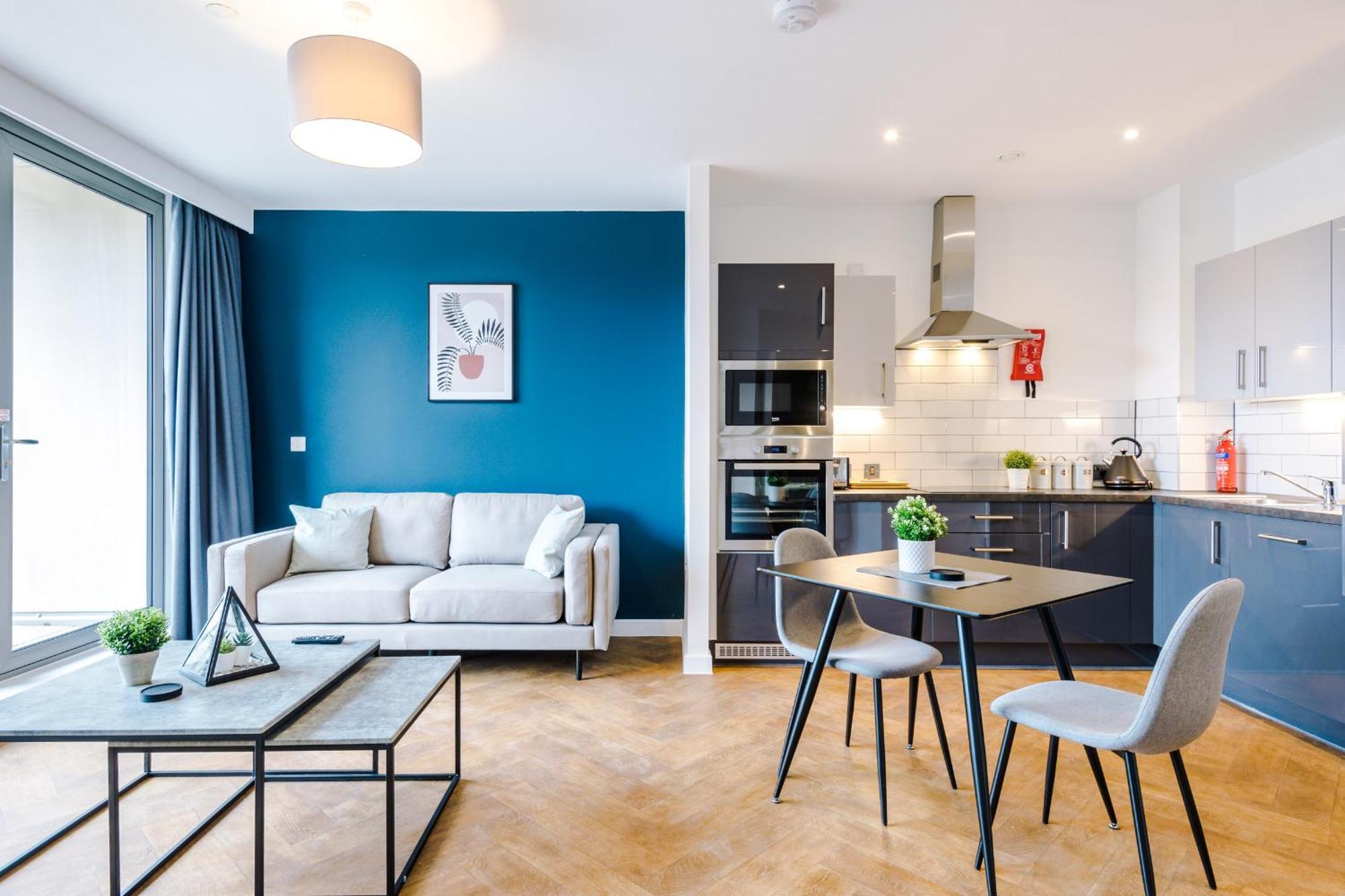 Hilltop Serviced Apartments - Ancoats Manchester Værelse billede
