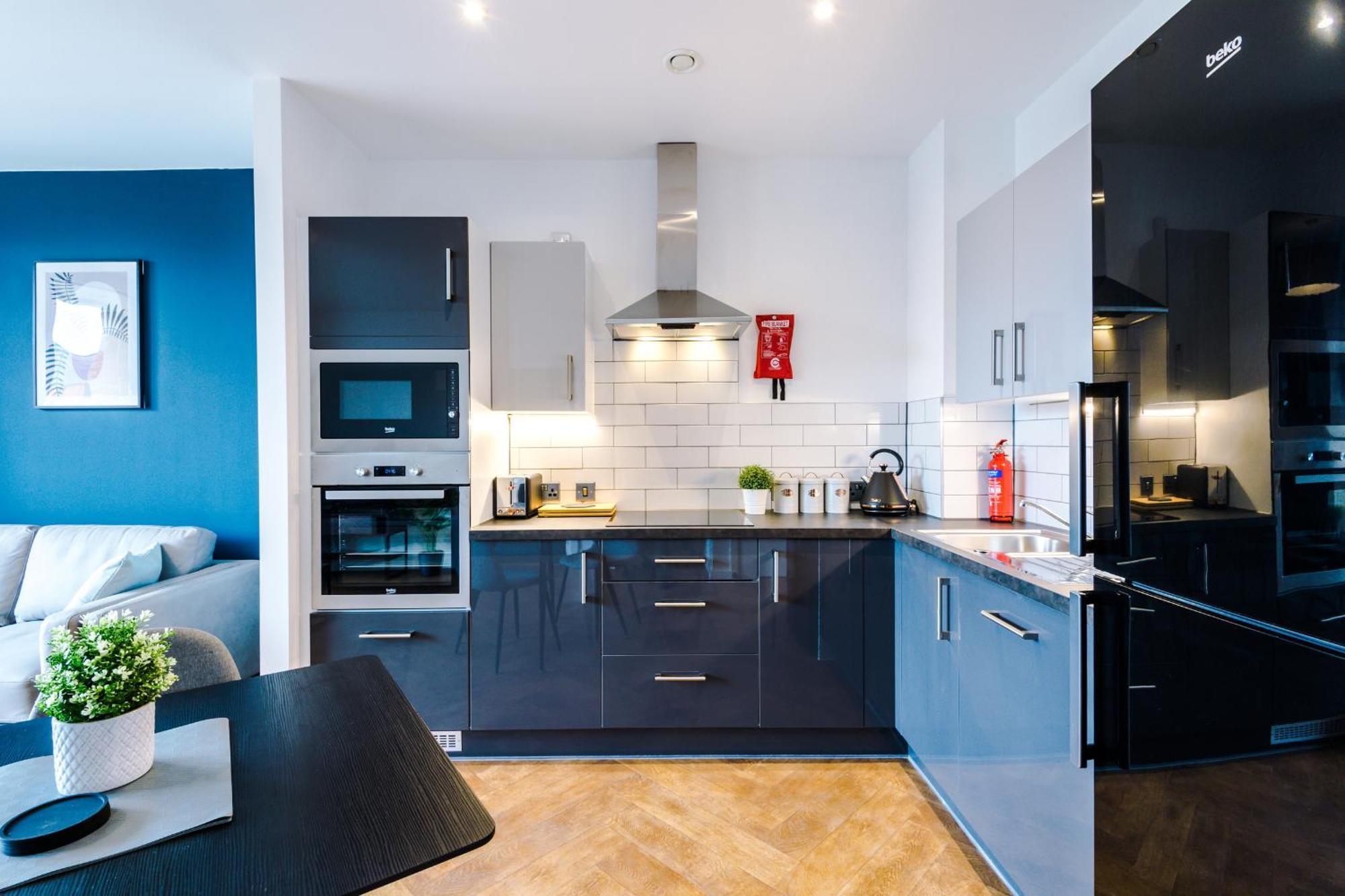 Hilltop Serviced Apartments - Ancoats Manchester Værelse billede